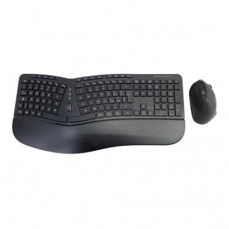 Conceptronic ORAZIO ERGO Wireless Ergonomic Keyboard &amp; Mouse Kit, Italian layout