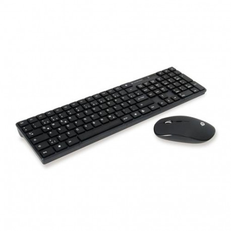 Conceptronic ORAZIO01DE keyboard Mouse included Home RF Wireless QWERTZ German Black