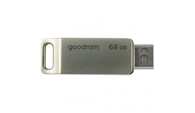 Goodram ODA3 USB flash drive 64 GB USB Type-A / USB Type-C 3.2 Gen 1 (3.1 Gen 1) Silver