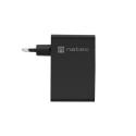 NATEC NUC-2234 mobile device charger Laptop, Smartphone Black AC Fast charging Indoor