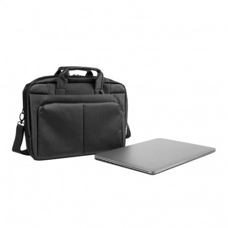 NATEC Gazelle notebook case 39.6 cm (15.6") Briefcase Black