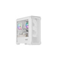 GENESIS Irid 503 Mini Tower Transparent, White