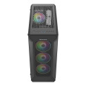 GENESIS Irid 505 ARGB Midi Tower Black, Transparent