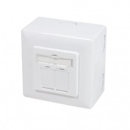 LogiLink NP0039A socket-outlet RJ-45 Metallic, White
