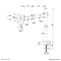 Neomounts NM-D135WHITE Monitor arm 10-30&quot;