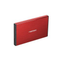 NATEC Rhino GO HDD/SSD enclosure Red 2.5&quot;