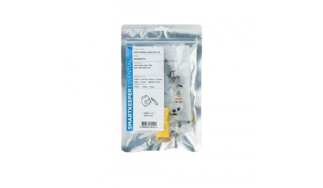 Smartkeeper NC03PKYL port blocker Port blocker + key RJ-45 Yellow 1 pc(s)