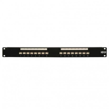 Tripp Lite N490-016-LCLC 16-Port Fiber Patch Panel, 1U (LC/LC), Multimode or Singlemode