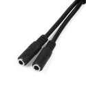 StarTech.com Headset adapter for headsets with separate headphone / microphone plugs - 3.5mm 4 posit