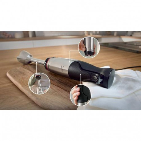 Bosch Serie 4 MSM4W420 blender 0.6 L Immersion blender 800 W Black, Transparent, White