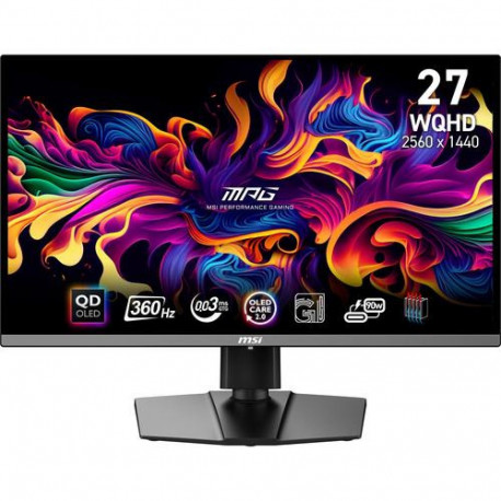 MSI MPG 271QRX QD-OLED computer monitor 67.3 cm (26.5") 2560 x 1440 pixels Wide Quad HD Bla
