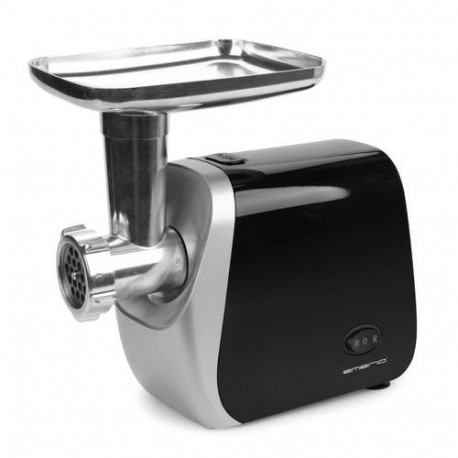 Emerio MG-130207 mincer 1300 W Black, Stainless steel