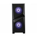 MSI MAG FORGE 100M Mid Tower Gaming Computer Case &#039;Black, 2x 120mm RGB PWM Fan, 1x 120mm Fa