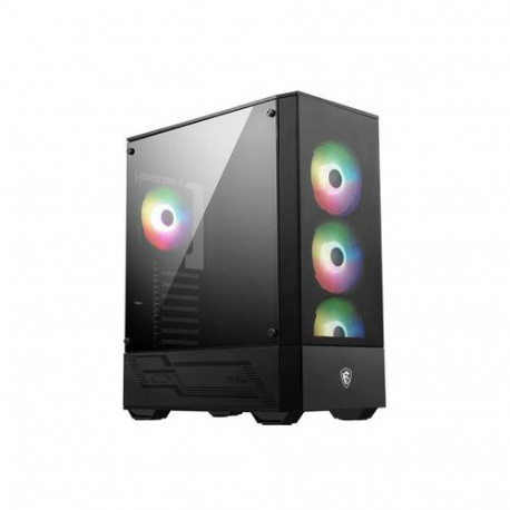 MSI MAG Forge 112R Midi Tower Black, Transparent