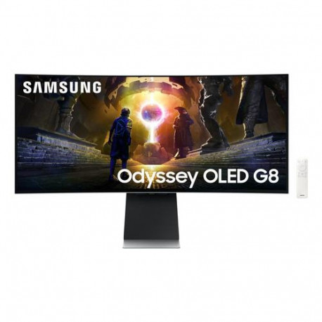 Samsung G85SD computer monitor 86.4 cm (34") 3440 x 1440 pixels UltraWide Quad HD OLED Silv
