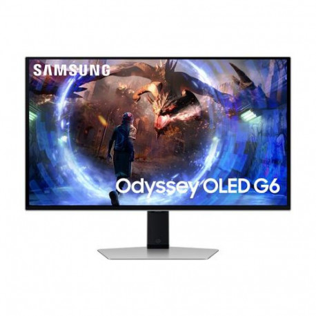 Samsung G60SD computer monitor 68.6 cm (27") 2560 x 1440 pixels Quad HD OLED Silver