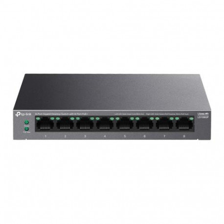 TP-Link LiteWave 8-Port Gigabit Desktop Switch with 8-Port PoE+