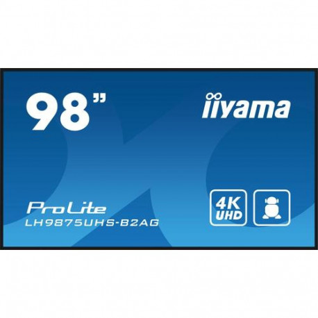 iiyama LH9875UHS-B2AG Signage Display Digital signage flat panel 2.48 m (97.5") LED Wi-Fi 500 c
