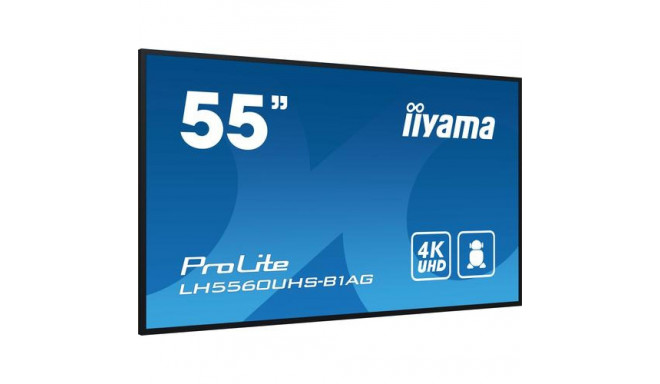 iiyama LH5560UHS-B1AG Signage Display Digital A-board 139.7 cm (55&quot;) LED Wi-Fi 500 cd/m² 4K