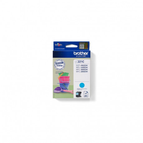 Brother LC221C ink cartridge 1 pc(s) Original Cyan