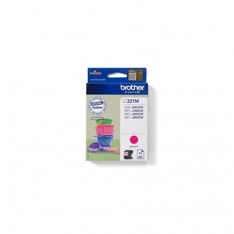 Brother LC221M ink cartridge 1 pc(s) Original Magenta