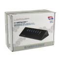 LC-Power USB Hub USB 3.2 Gen 1 (3.1 Gen 1) Type-A 5000 Mbit/s Black