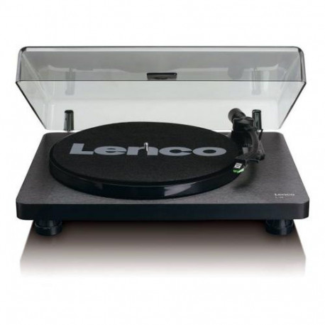 Lenco L-30BK audio turntable Belt-drive audio turntable Black Semi Automatic