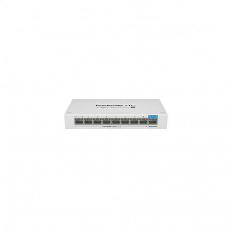 Keenetic PoE+ Switch 9 9-Port Gigabit Switch with 8 PoE+ Ports and 120 W Power Budget