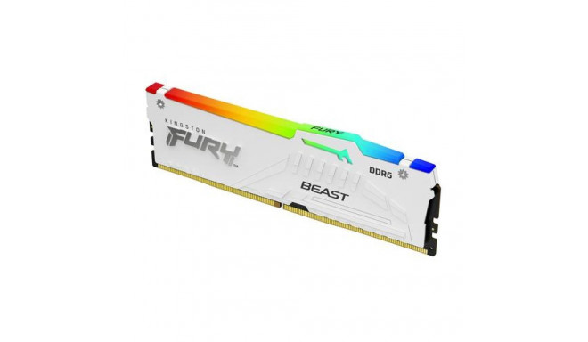Kingston Technology FURY Beast 32GB 5600MT/s DDR5 CL36 DIMM White RGB EXPO