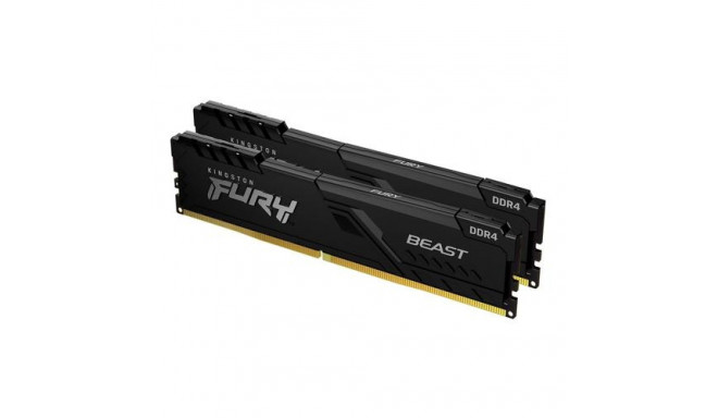 Kingston Technology FURY Beast 32GB 3600MT/s DDR4 CL18 DIMM (Kit of 2) Black