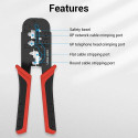 Vention Multi-function Crimping Tool Black