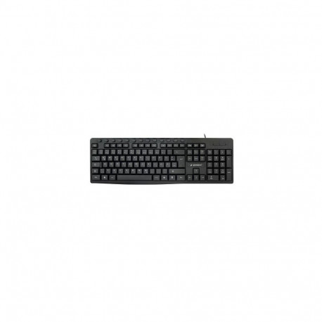 Gembird KB-UM-107-DE keyboard Universal USB QWERTZ German Black