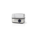 Nedis KAEB130EAL egg cooker 8 egg(s) 500 W Aluminium, Black