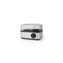 Nedis KAEB130EAL egg cooker 8 egg(s) 500 W Aluminium, Black