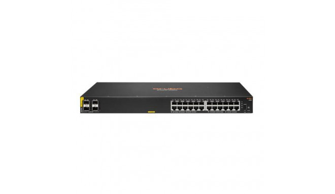 HPE Aruba Networking CX 6100 24G Class4 PoE 4SFP+ 370W Managed L3 Gigabit Ethernet (10/100/1000) Pow