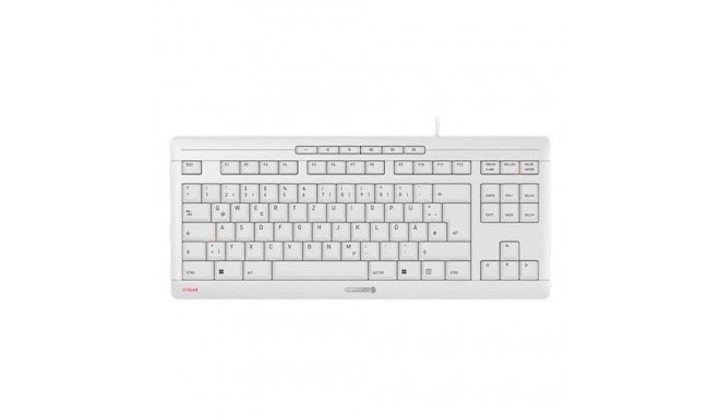 CHERRY STREAM TKL keyboard Universal USB QWERTZ German White