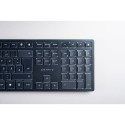 CHERRY KW 9100 SLIM keyboard Universal RF Wireless + Bluetooth QWERTY English Black