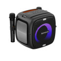 C-TECH Impressio Qubis Stereo portable speaker Black 80 W