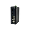 LevelOne 10-Port L2 Plus Managed Gigabit Industrial Switch, 8x 1GbE RJ45, 2x 1/2.5GbE SFP, DIN-Rail,
