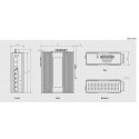 LevelOne 6-Port Gigabit Industrial Switch, 1 x SFP, 1 x SFP/RJ45 Combo, -40°C to 75°C, DIN-Rail