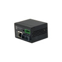 LevelOne RJ45 to SC Fast Ethernet Industrial Media Converter, Multi-Mode Fiber, 2km, -40°C to 75°C