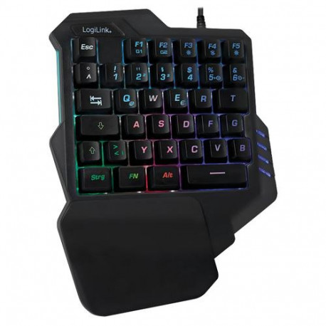 LogiLink ID0181 keyboard Gaming USB English Black
