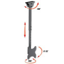 Techly Telescopic Ceiling Support up to 1.6m LED TV LCD 23-42&quot; ICA-CPLB 922L
