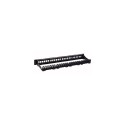 Techly Modular Patch Panel 24 Places UTP with Removable Modules 1 Unit Black