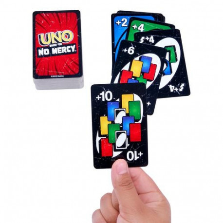 Mattel Games UNO Show ‘em No Mercy Card Game for Kids, Adults & Family Night, Parties and Travel