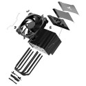 Jonsbo HX6250 Processor Heatsink/Radiatior 14 cm Black 1 pc(s)