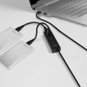 Axagon HUE-S2BL interface hub USB 3.2 Gen 1 (3.1 Gen 1) Type-A 5000 Mbit/s Black