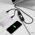 Axagon HUE-S2B interface hub USB 3.2 Gen 1 (3.1 Gen 1) Type-A 5000 Mbit/s Black