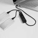 Axagon HUE-S2B interface hub USB 3.2 Gen 1 (3.1 Gen 1) Type-A 5000 Mbit/s Black