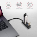 Axagon HUE-M1C interface hub USB 3.2 Gen 1 (3.1 Gen 1) Type-C 5000 Mbit/s Black